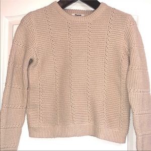 Madewell Creme Knit sweater